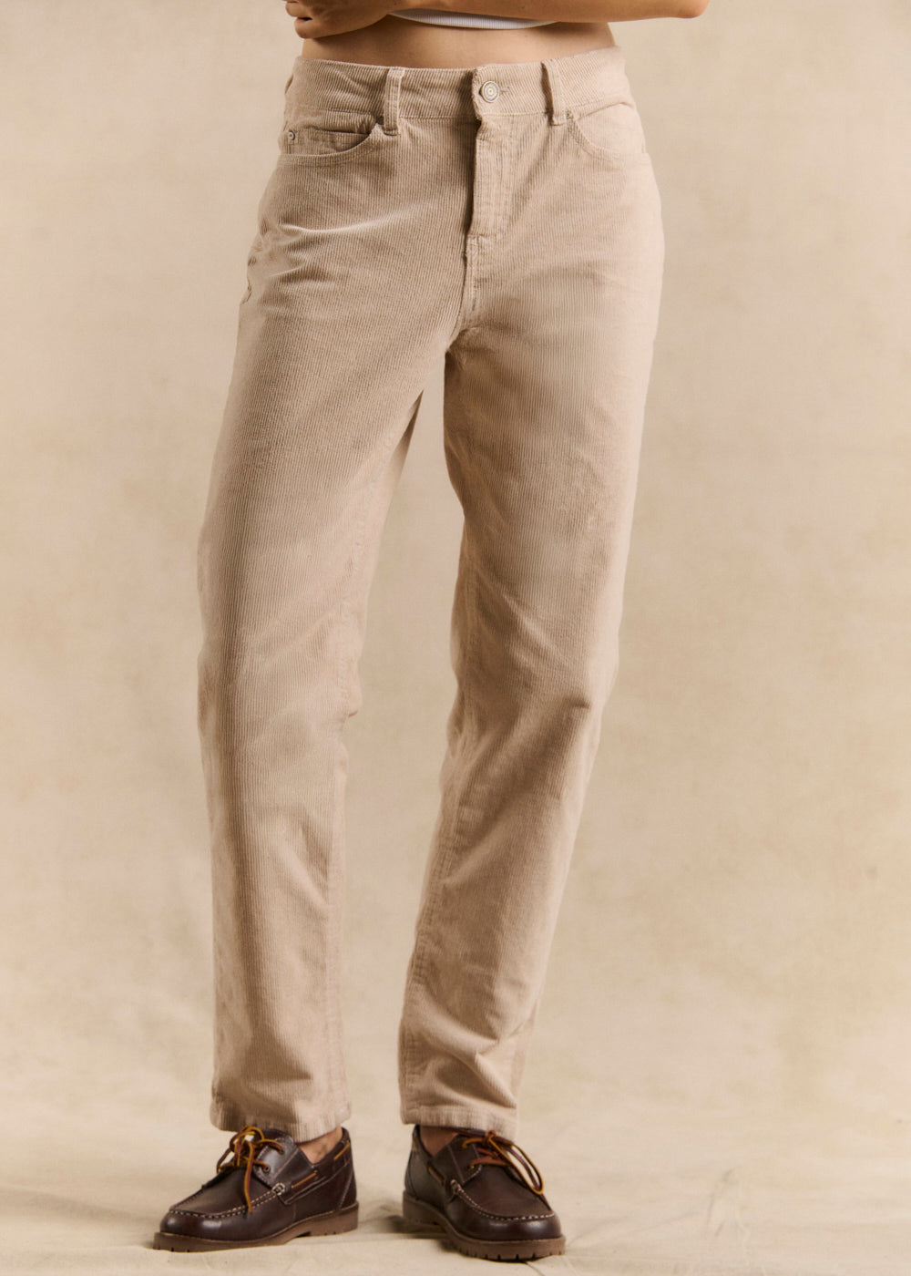 PAVLINI Slim-fit corduroy pants - 1 - Sud Express - Sud Express
