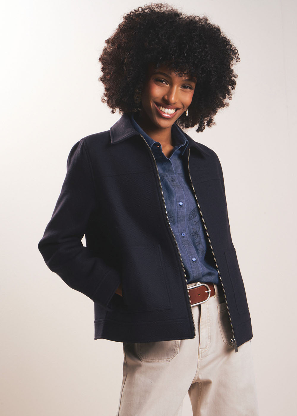 Short wool jacket - Sud Express - 1 - Sud Express