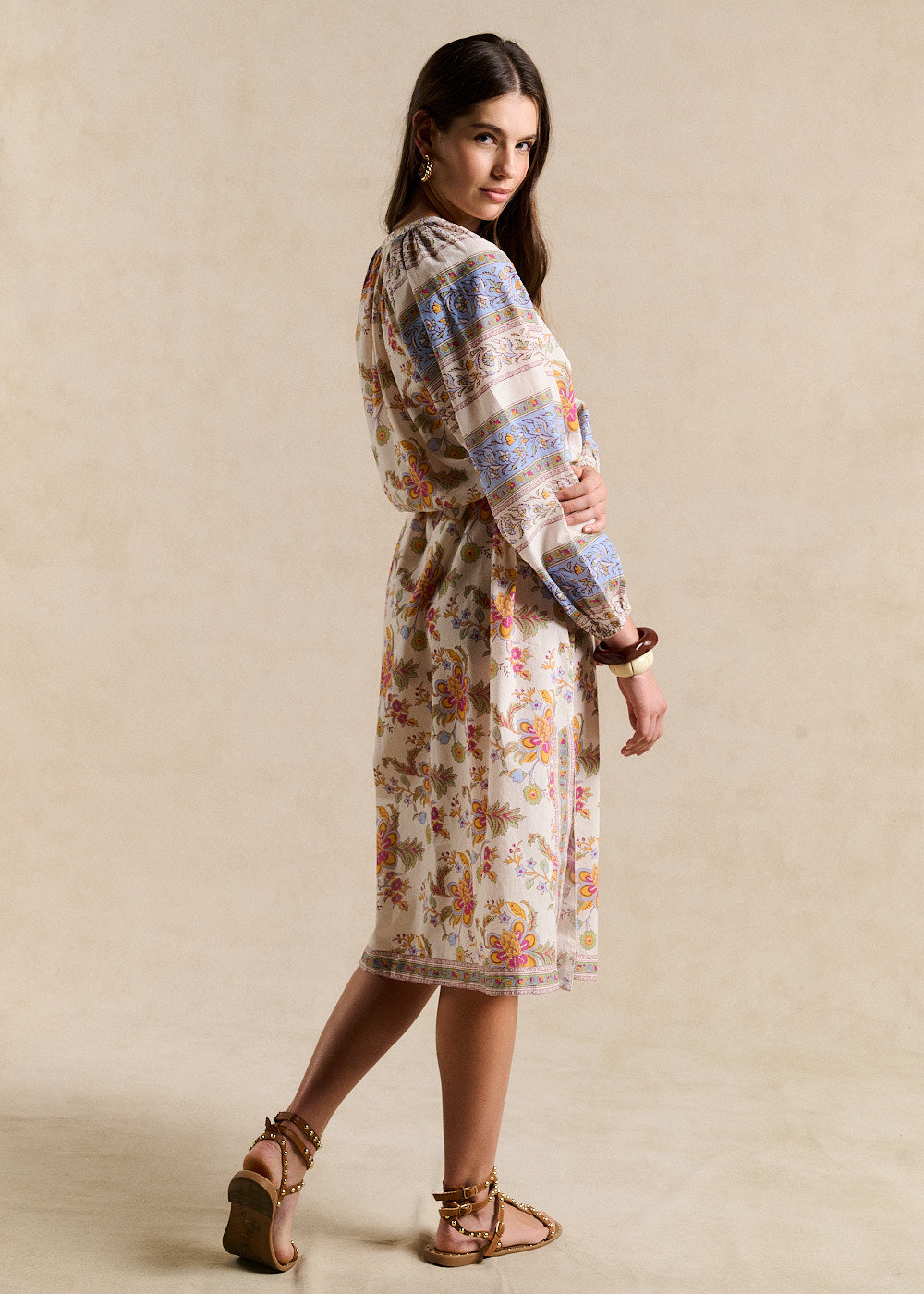 RALOMEE Printed Midi Dress - 3 - Sud Express - Sud Express