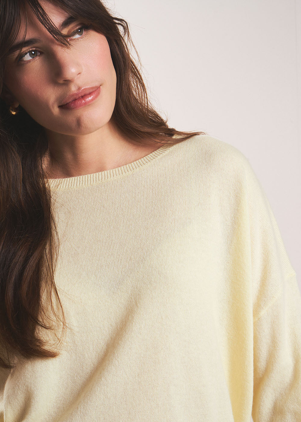 100% cashmere boat-neck jumper - Sud Express - 2 - Sud Express