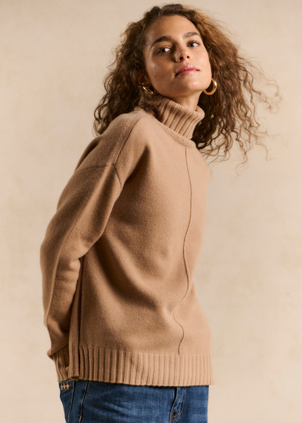 Loose turtleneck wool sweater - Sud Express - 4 - Sud Express
