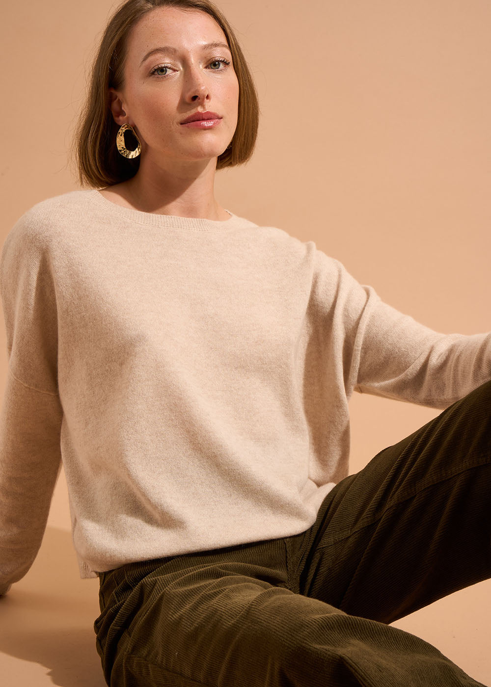 100% cashmere boat-neck jumper - Sud Express - 5 - Sud Express