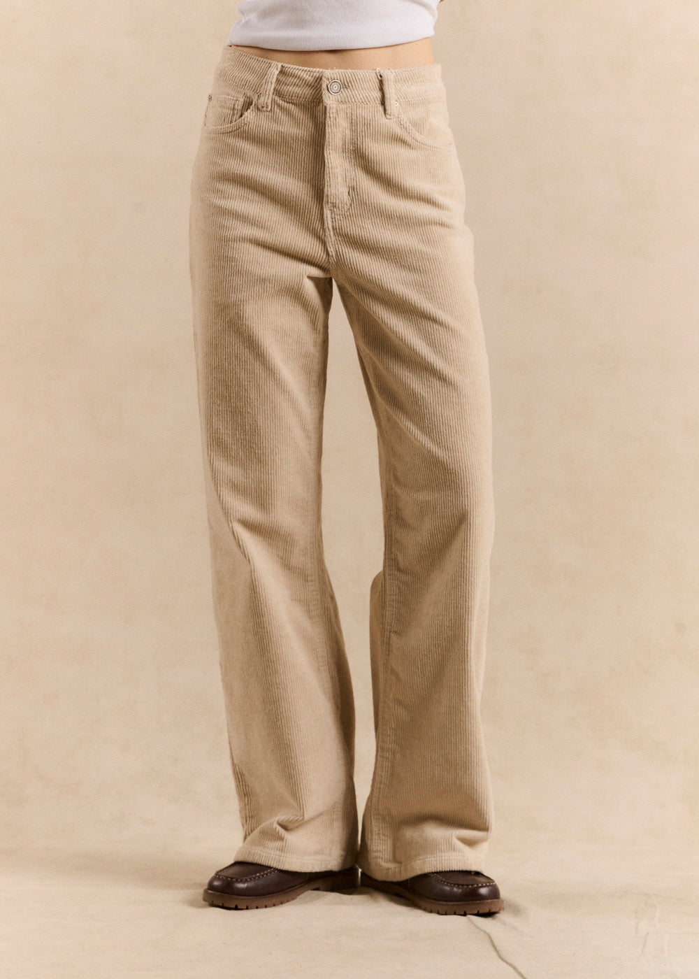 Wide leg velvet pants - Sud Express - 1 - Sud Express