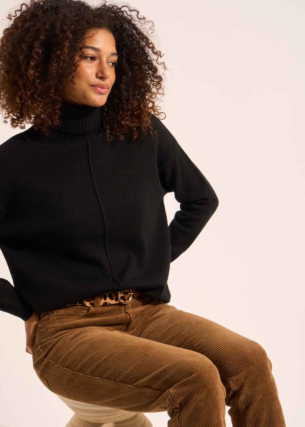 Wool turtleneck pullover - Sud Express - 1 - Sud Express