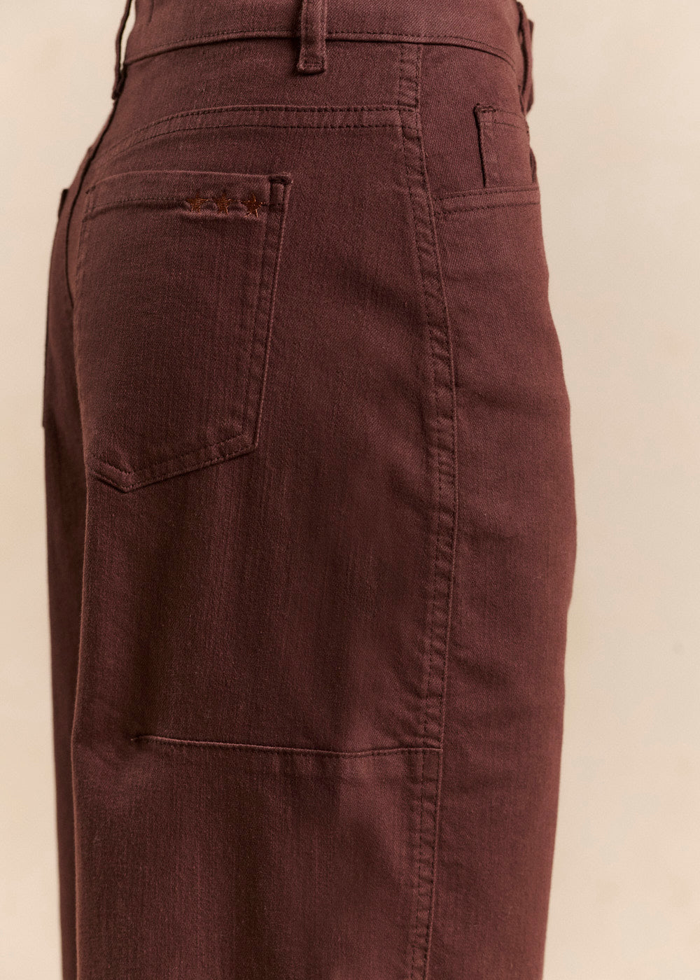Five-pocket barrel-leg trousers - Sud Express - 5 - Sud Express