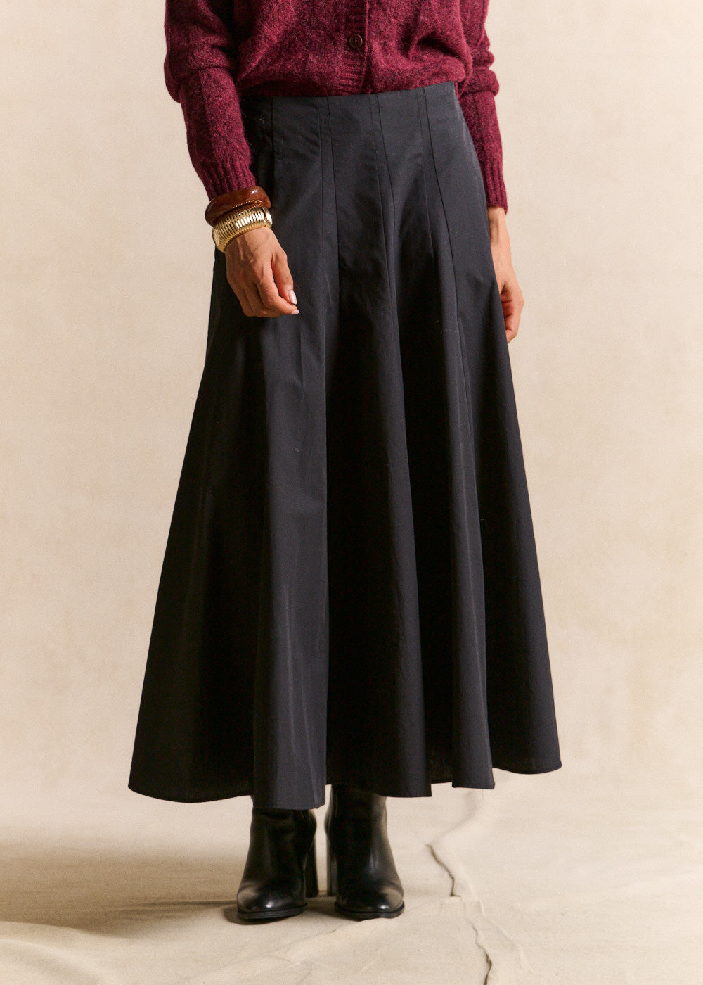 Long flared skirt - Sud Express - 5 - Sud Express