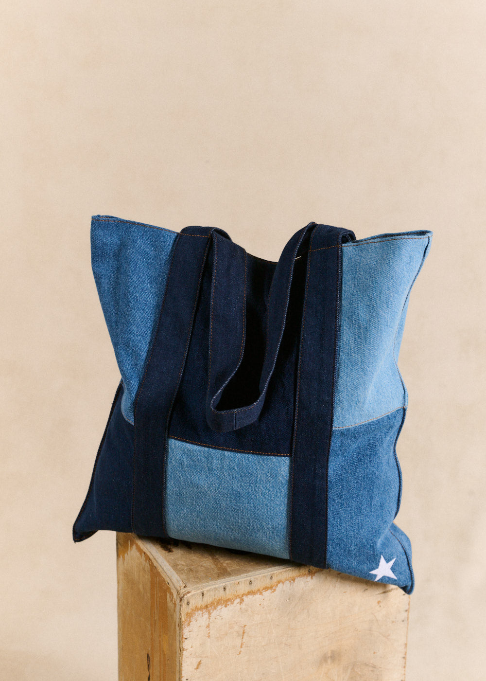 TOTEBAG Denim tote bag  - 3 - Sud Express - Sud Express