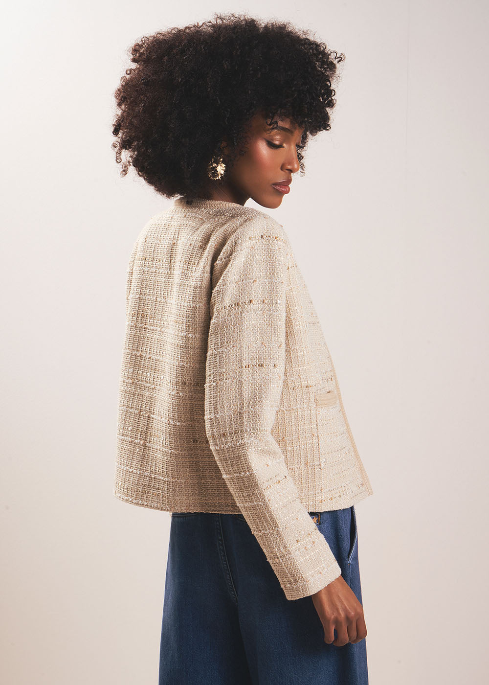 Short tweed jacket - Sud Express - 3 - Sud Express