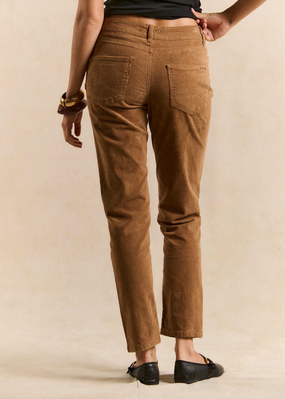 Slim-fit corduroy pants - Sud Express - 3 - Sud Express