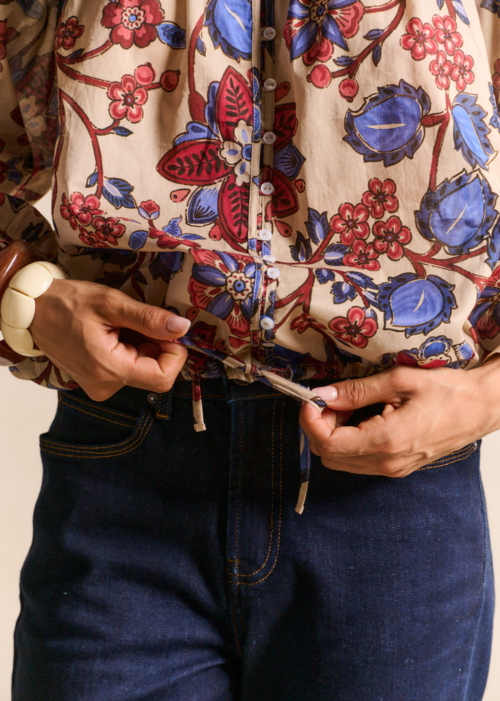 CEVA Floral print shirt relaxed fit - 4 - Sud Express - Sud Express