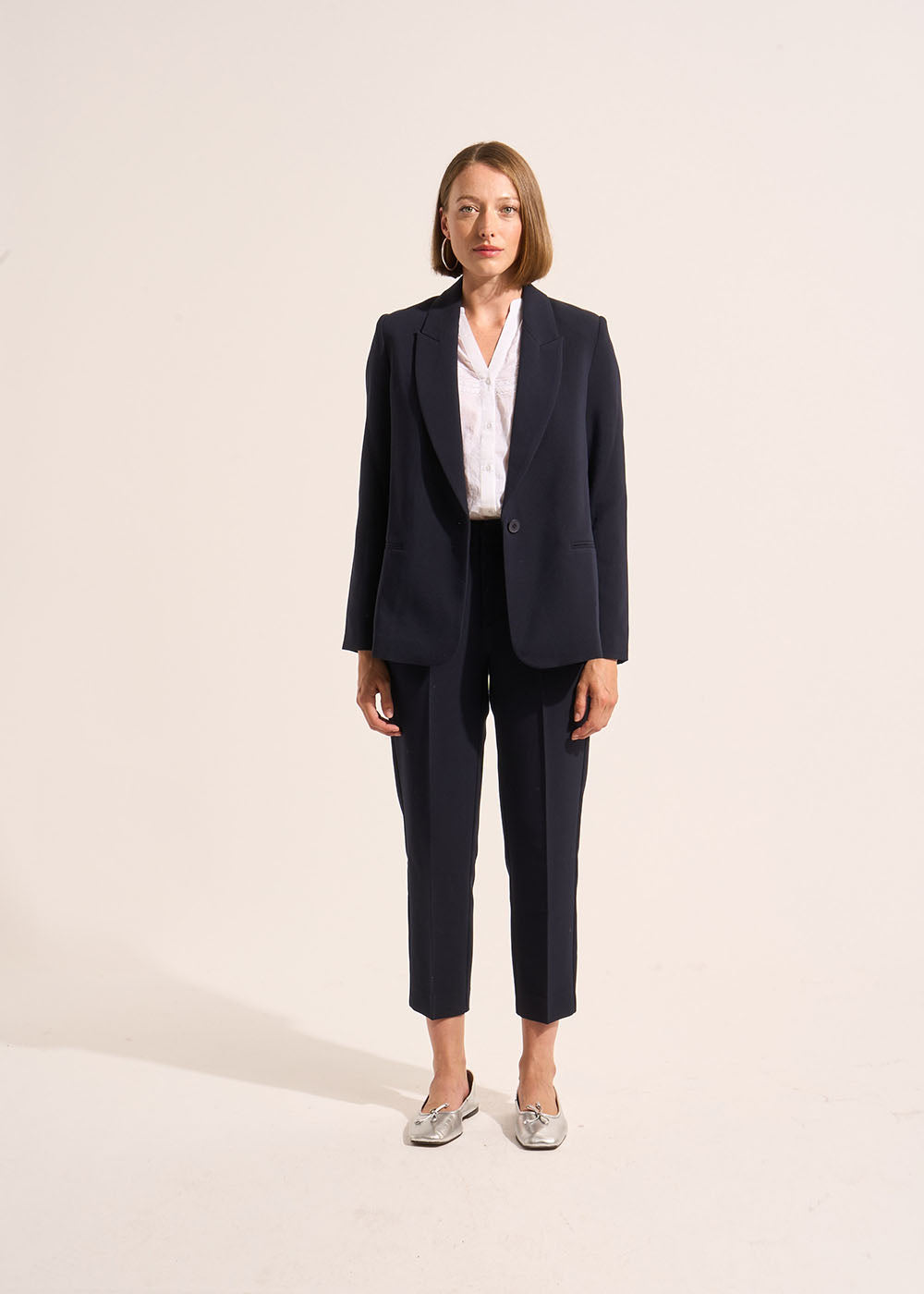 Tapered trousers with elasticated waistband - Sud Express - 1 - Sud Express