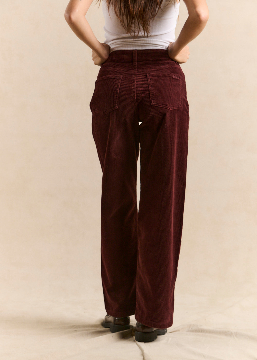 Wide leg velvet pants - Sud Express - 3 - Sud Express