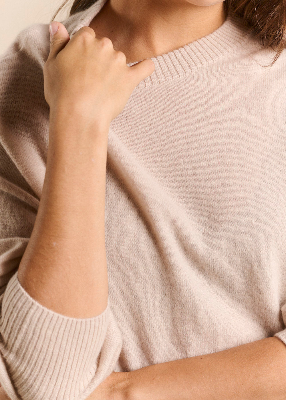 Cropped cashmere sweater  - Sud Express - 5 - Sud Express
