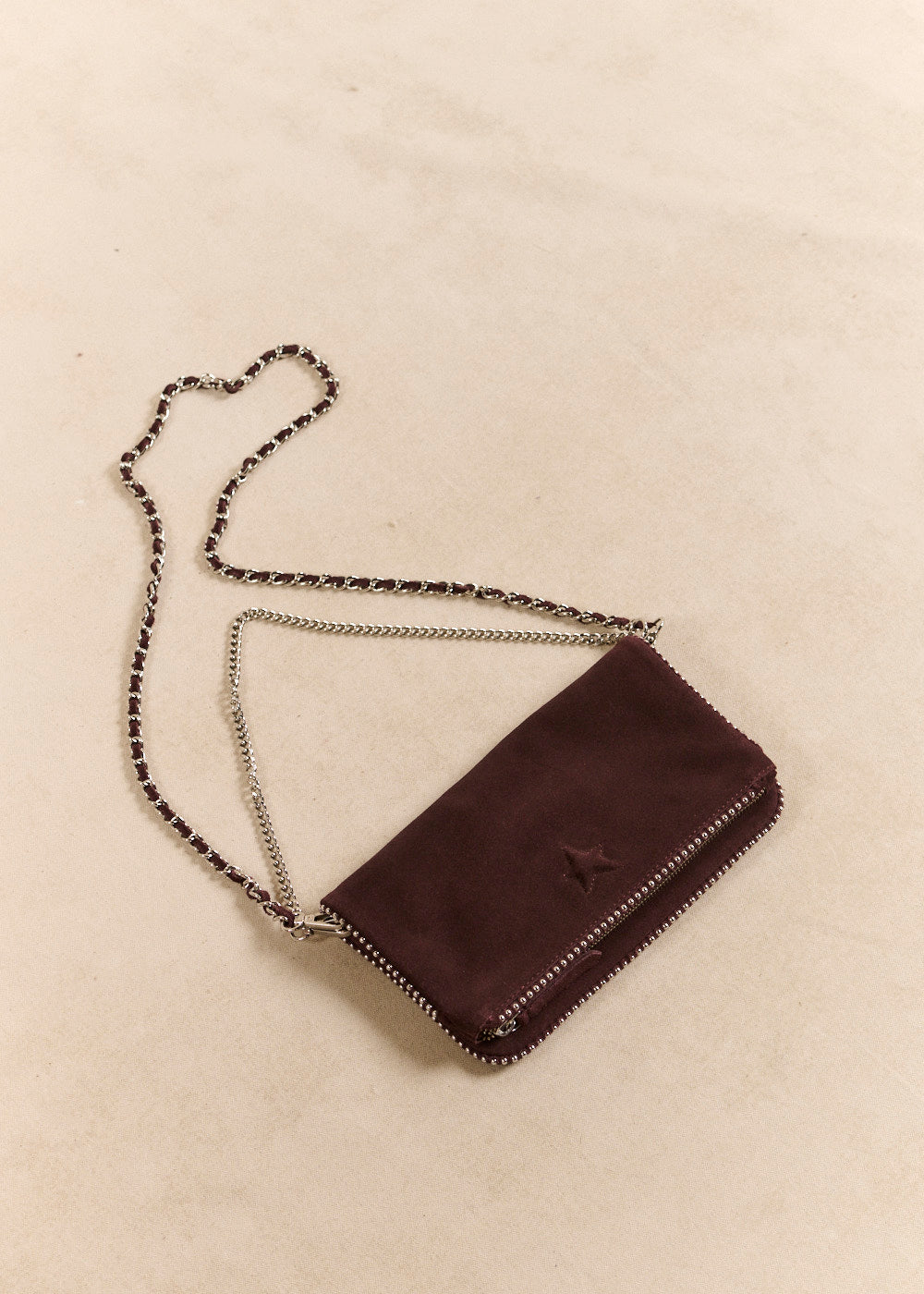Studded leather bag with double handles - Sud Express - 1 - Sud Express
