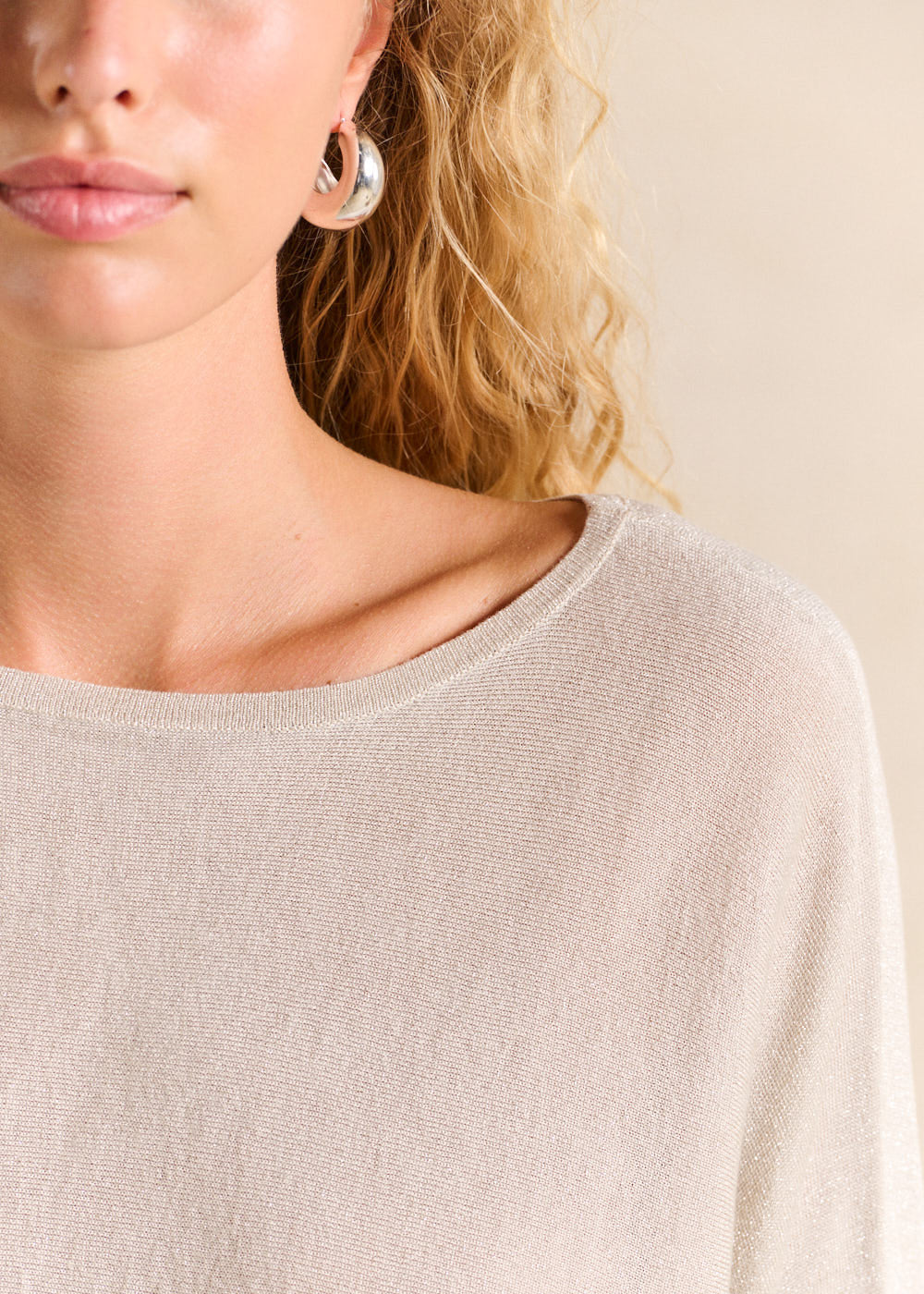 MATADOR Round neck jumper with metallic fibres - 2 - Sud Express - Sud Express