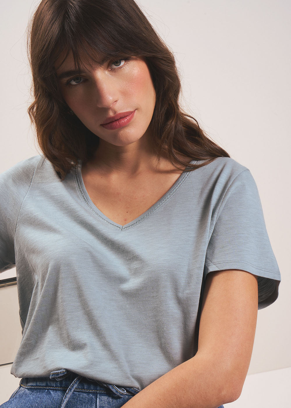 V-neck T-shirt - Sud Express - 5 - Sud Express