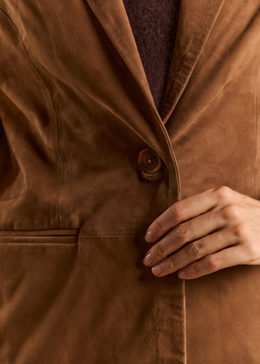 VANESSA Long leather jacket - 3 - Sud Express - Sud Express