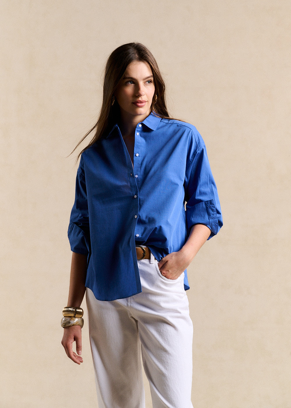 Oversized long-sleeved shirt - Sud Express - 5 - Sud Express