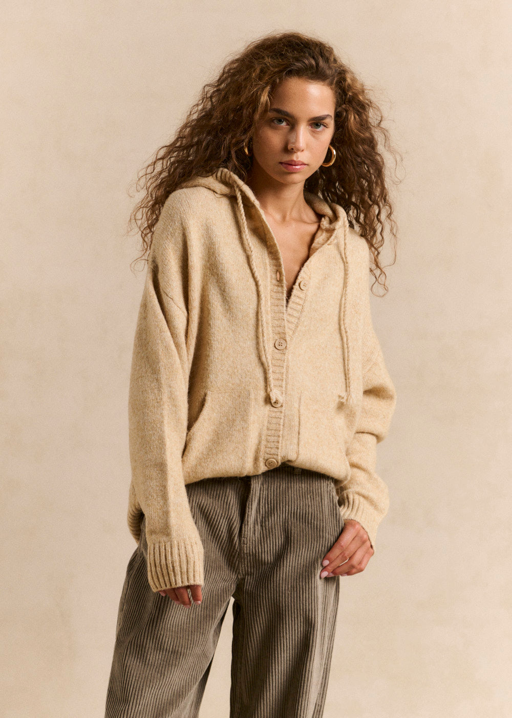 Loose-fitting hooded jumper - Sud Express - 5 - Sud Express