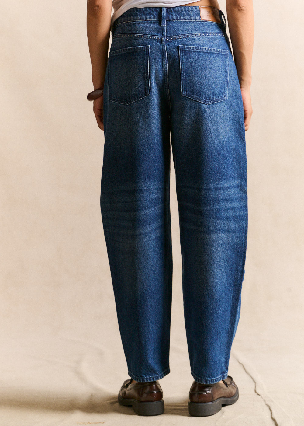 Balloon jeans with stud detailing - Sud Express - 3 - Sud Express