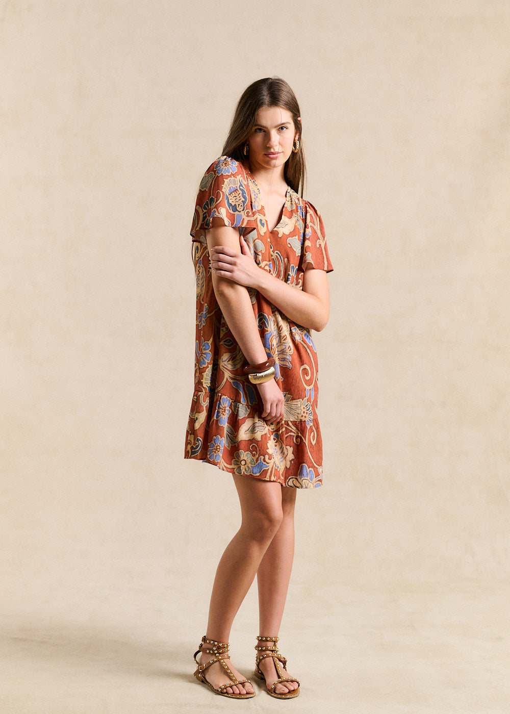 Short Printed Dress - Sud Express - 5 - Sud Express