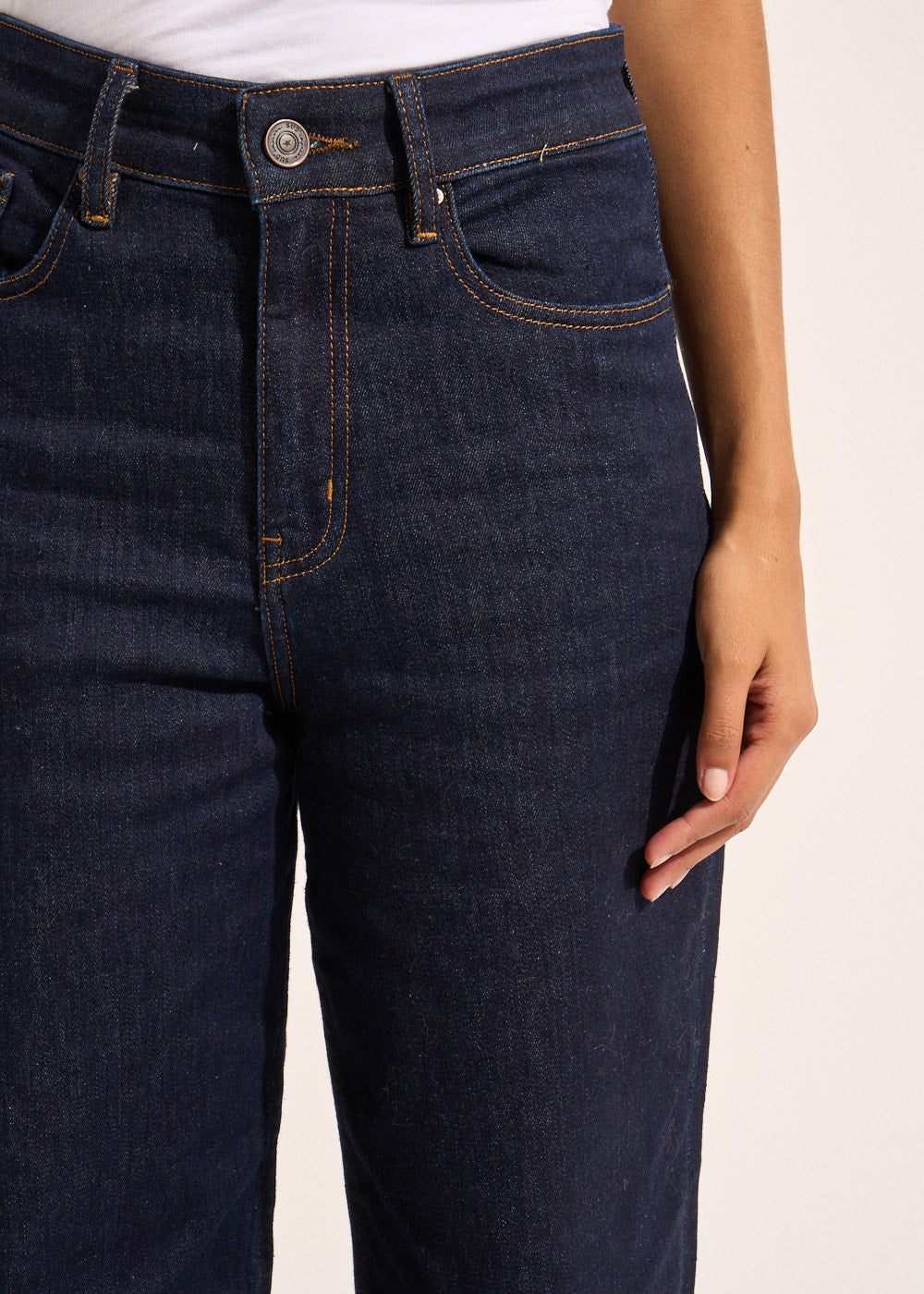 High-waisted wide-leg jeans - Sud Express - 5 - Sud Express