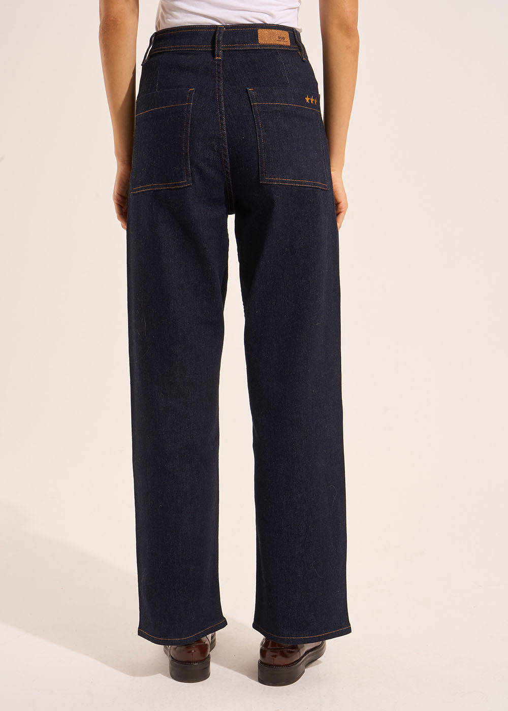 Wide-leg high-waisted jeans - Sud Express - 3 - Sud Express