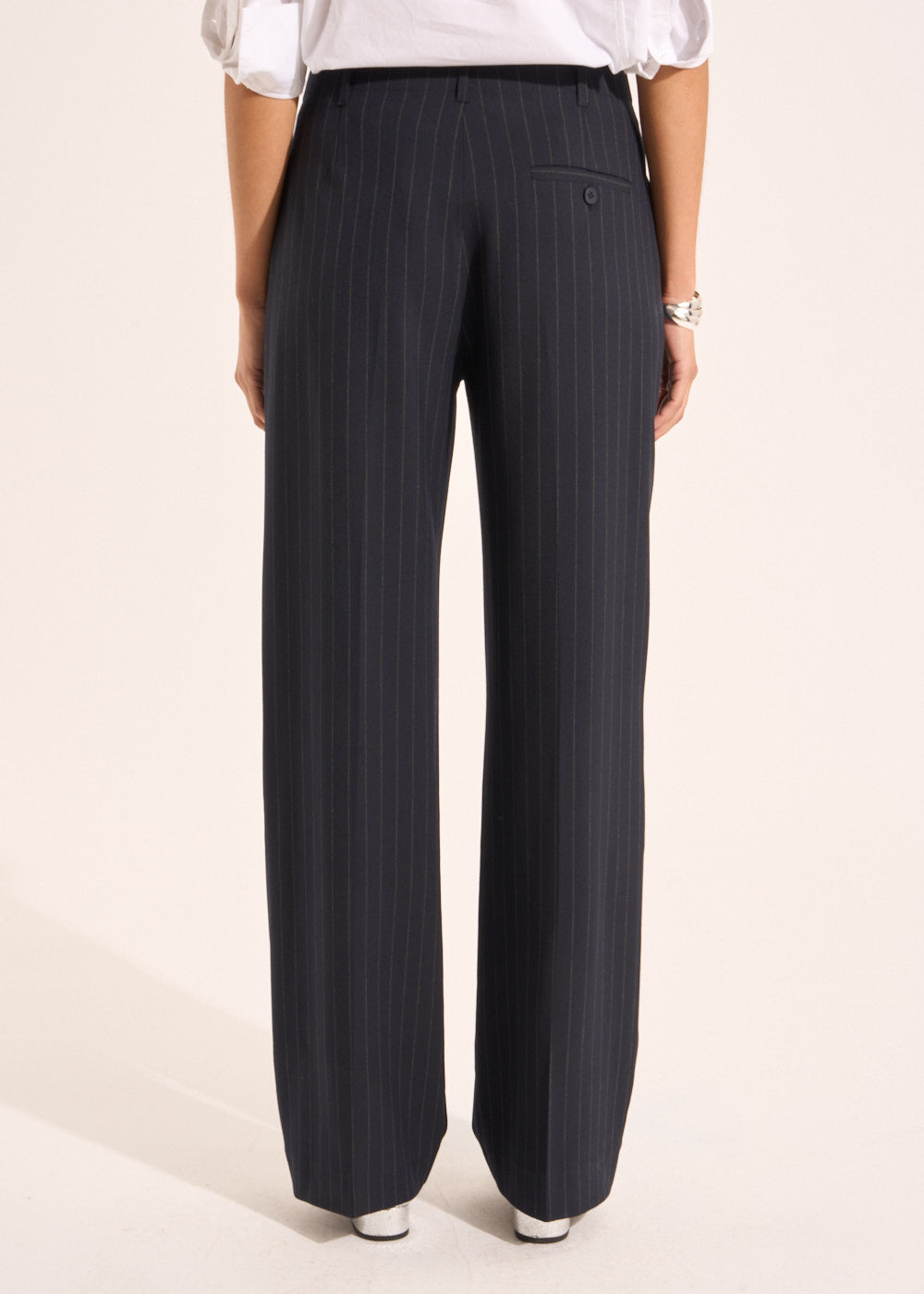 Pantalon de tailleur à rayures - Sud Express - 3 - Sud Express