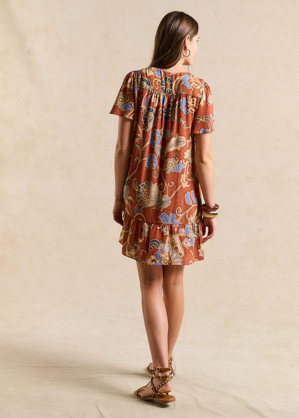 ROSCA Short Printed Dress - 3 - Sud Express - Sud Express