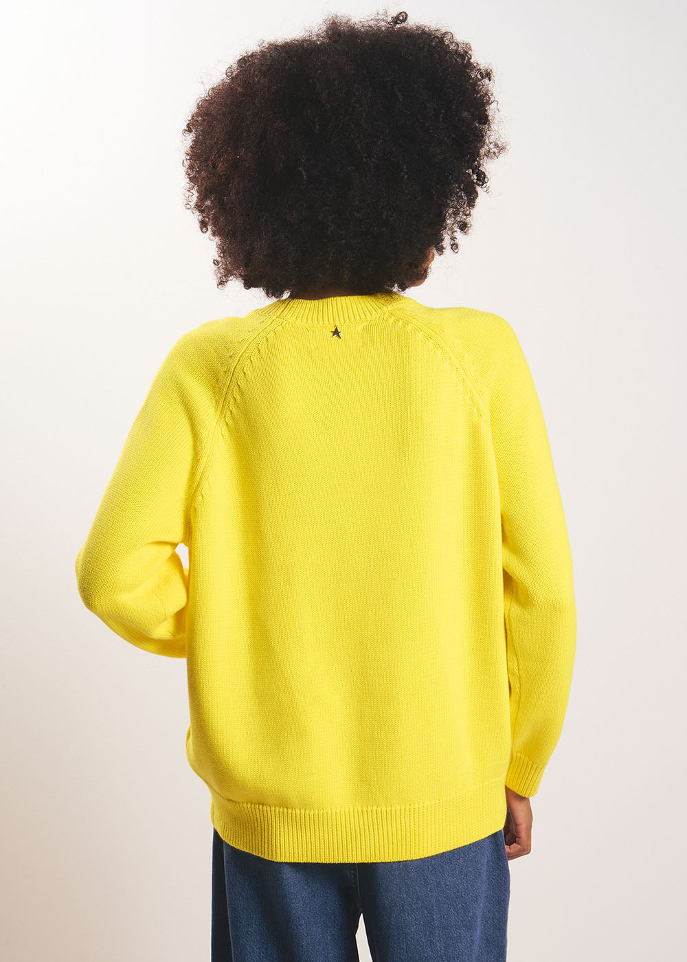 Round neck cotton jumper - Sud Express - 3 - Sud Express