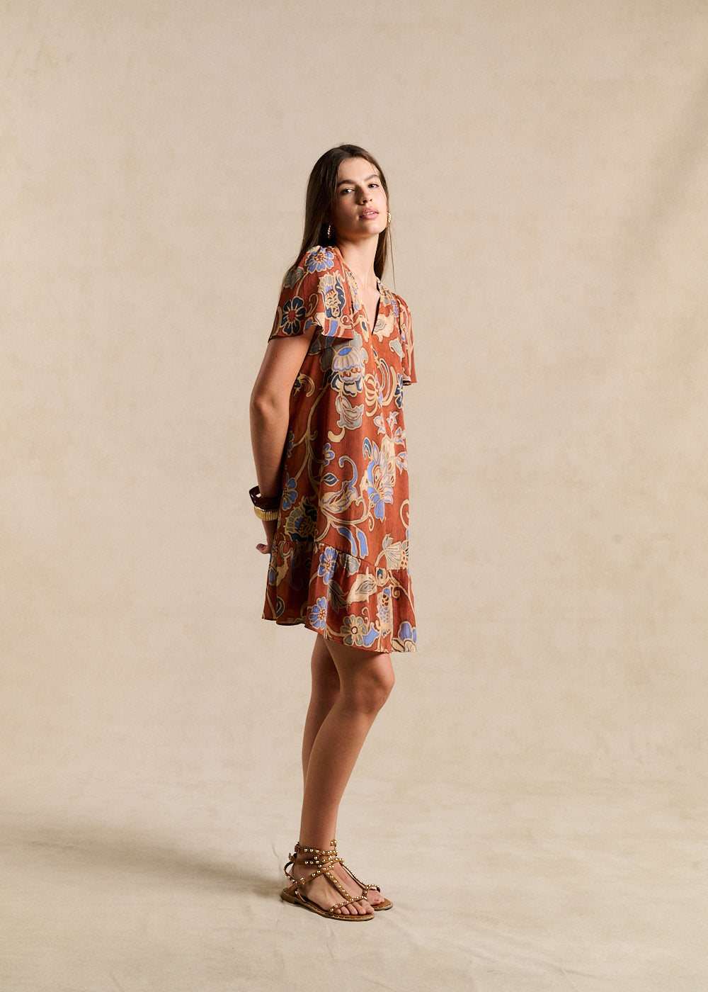 Short Printed Dress - Sud Express - 5 - Sud Express