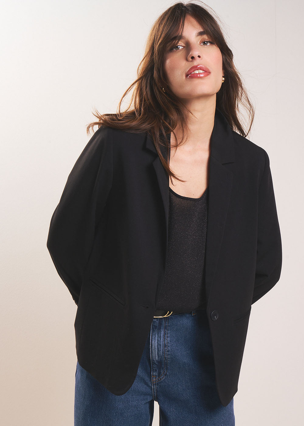 Long flowing jacket - Sud Express - 5 - Sud Express