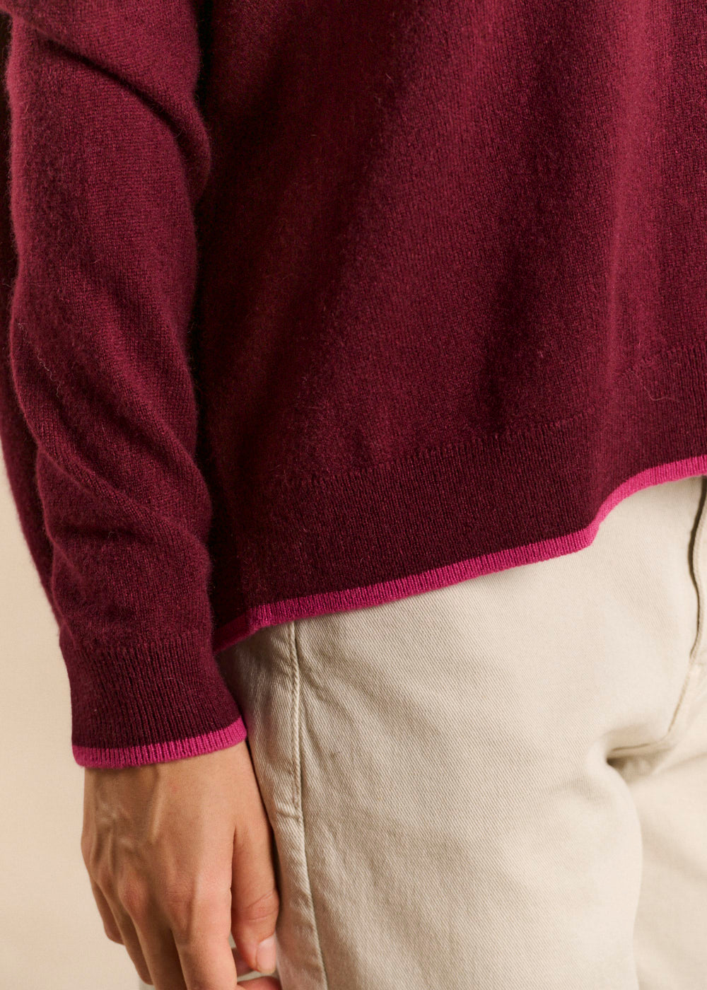MAJOELLA V-neck cashmere jumper - 4 - Sud Express - Sud Express