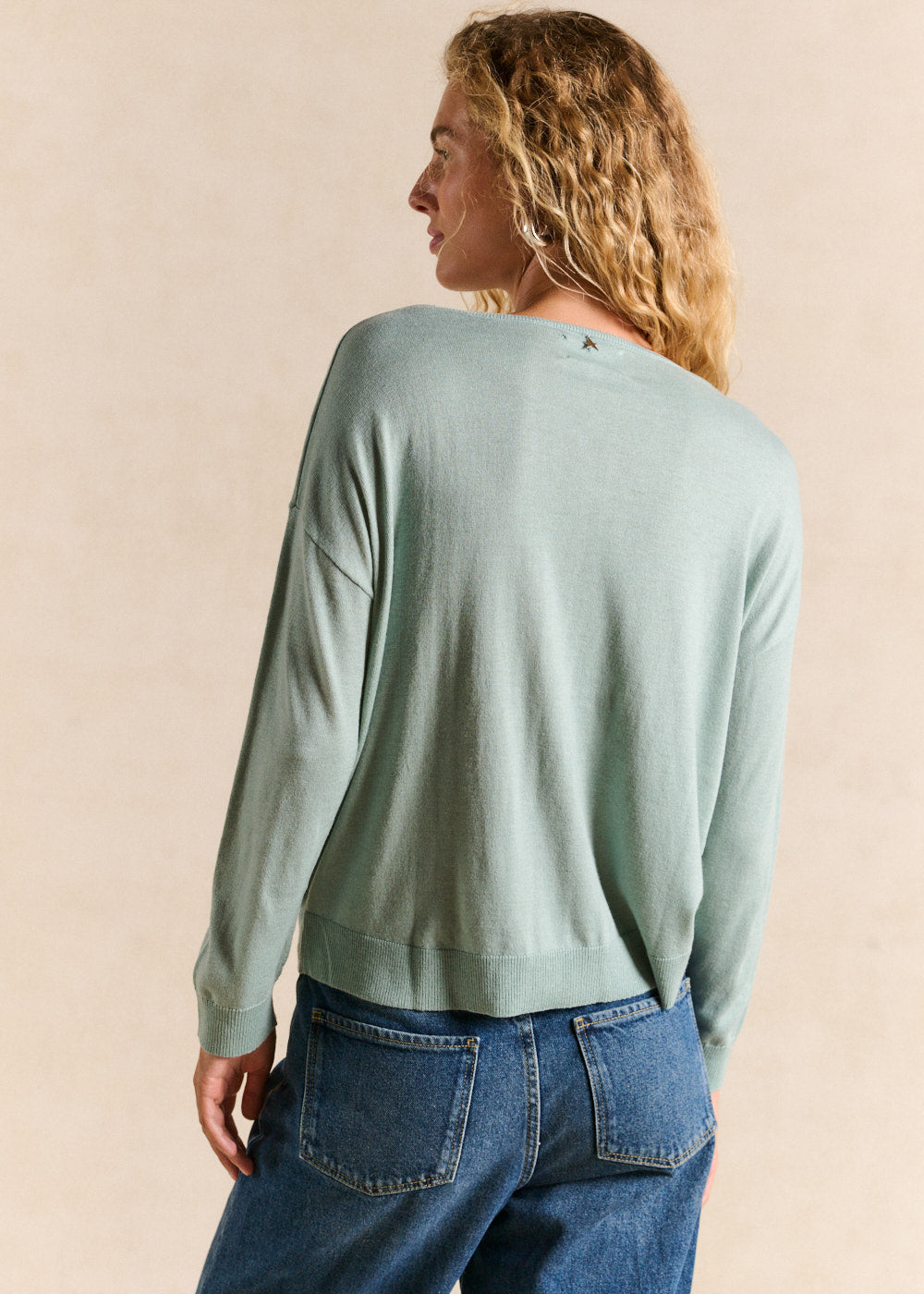 MANONA Oversized boat neck jumper - 3 - Sud Express - Sud Express