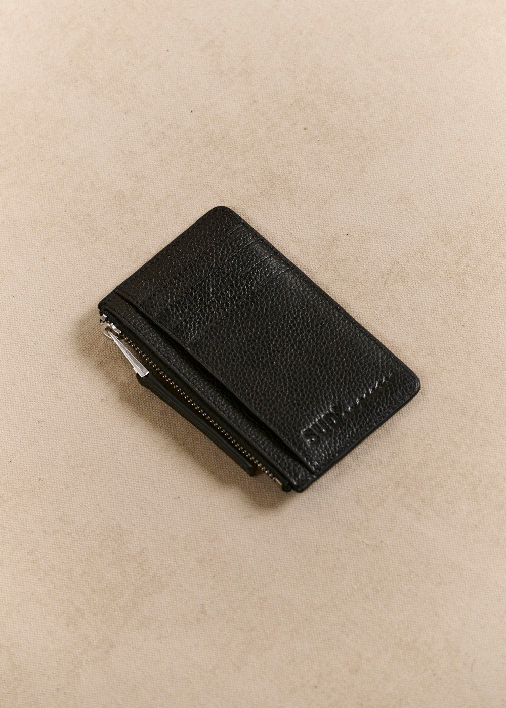 Zipped leather card holder - Sud Express - 2 - Sud Express