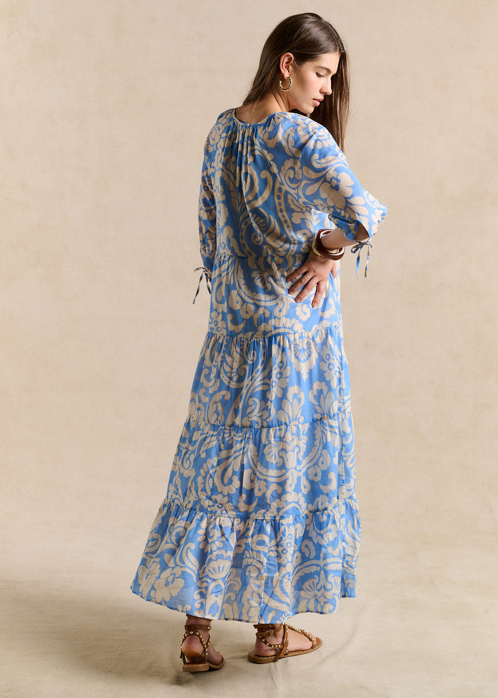 RAZUR Printed midi dress - 3 - Sud Express - Sud Express