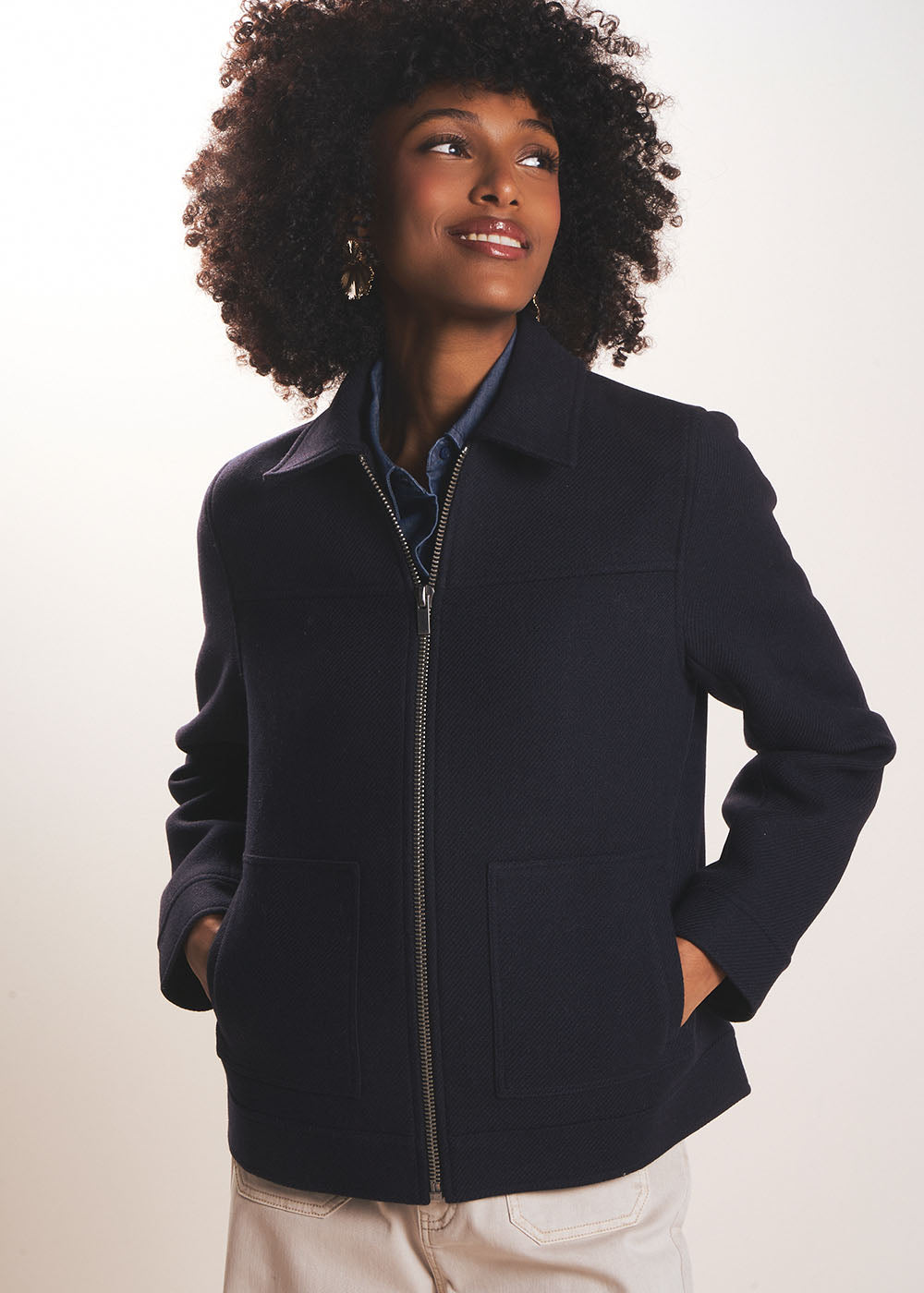 Short wool jacket - Sud Express - 5 - Sud Express