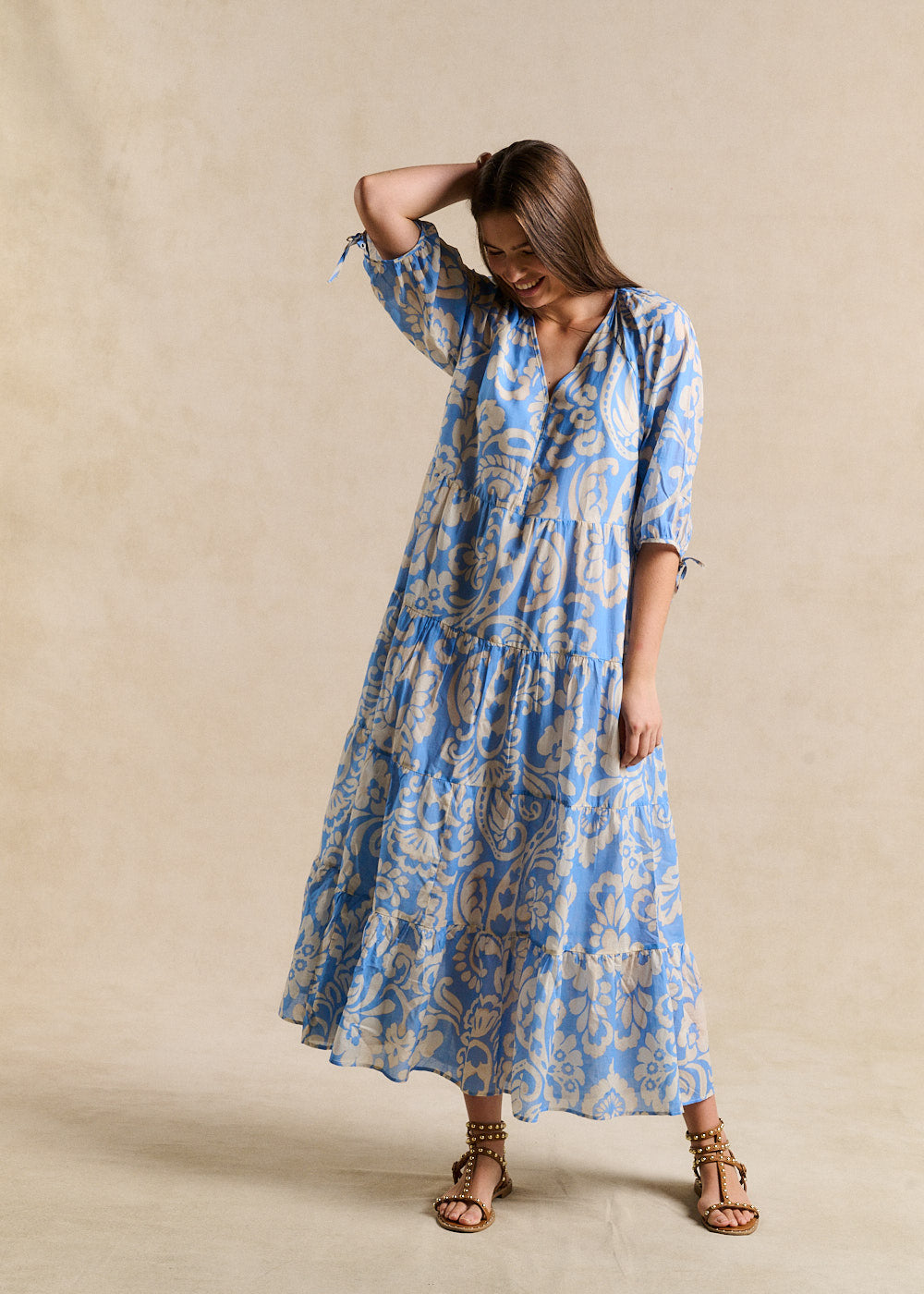 RAZUR Printed midi dress - 1 - Sud Express - Sud Express
