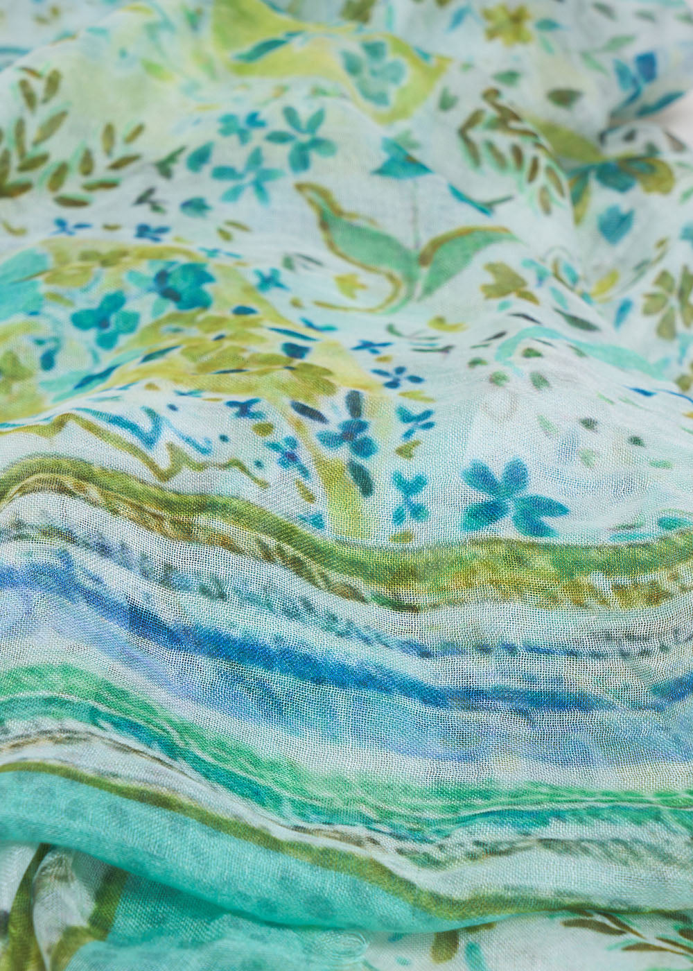 Square printed scarf - Sud Express - 2 - Sud Express