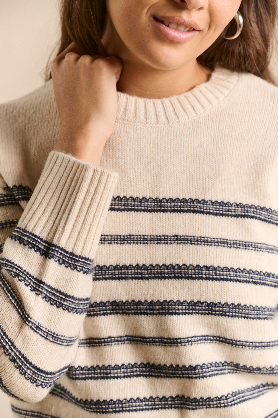 Striped breton sweater - Sud Express - 2 - Sud Express
