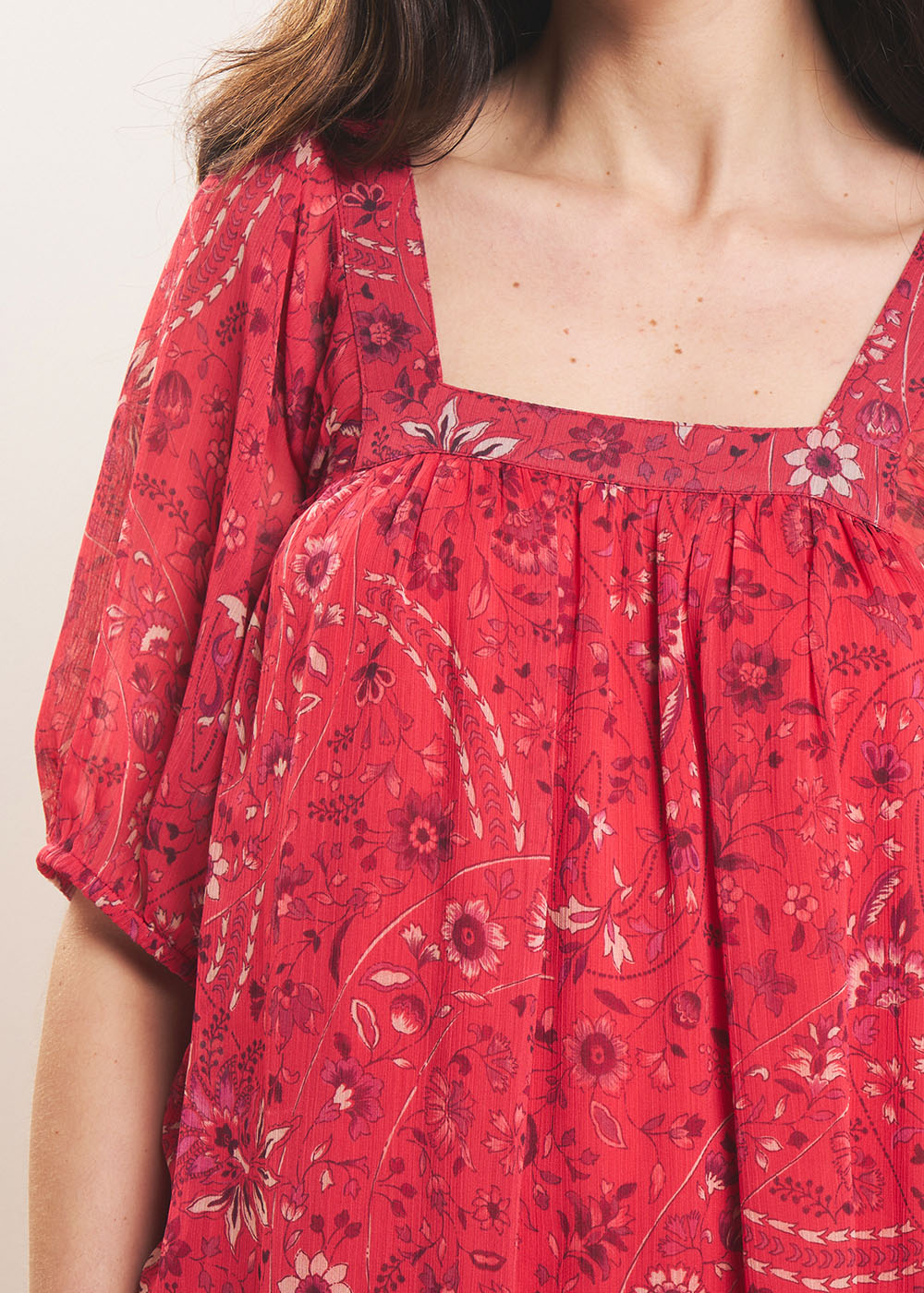 Short printed dress - Sud Express - 5 - Sud Express