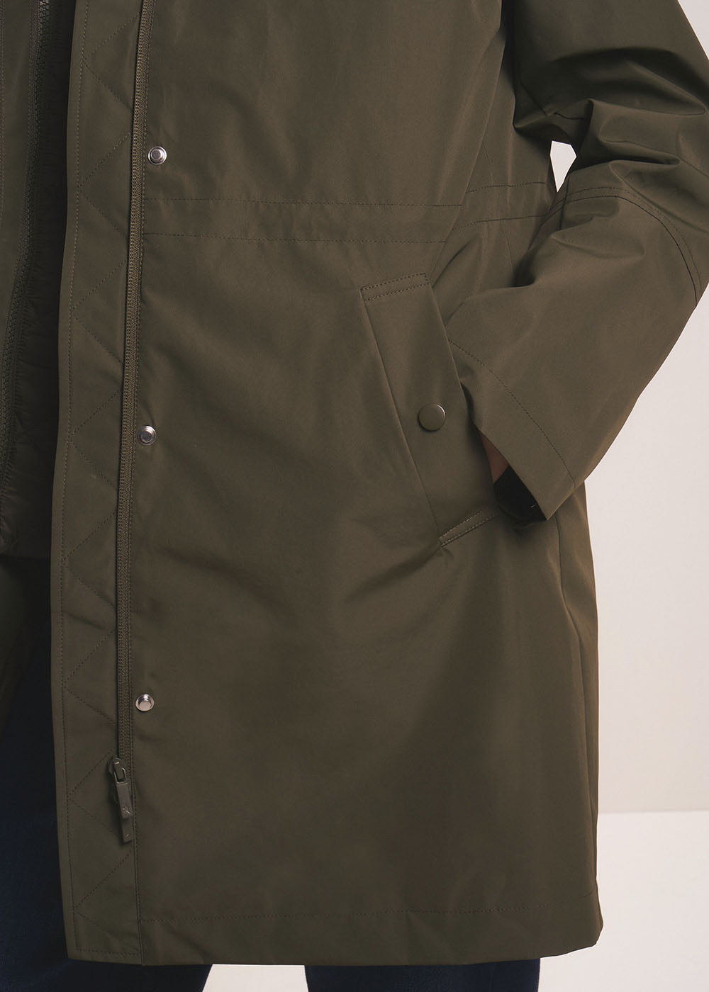 Waterproof parka with removable down jacket - Sud Express - 2 - Sud Express
