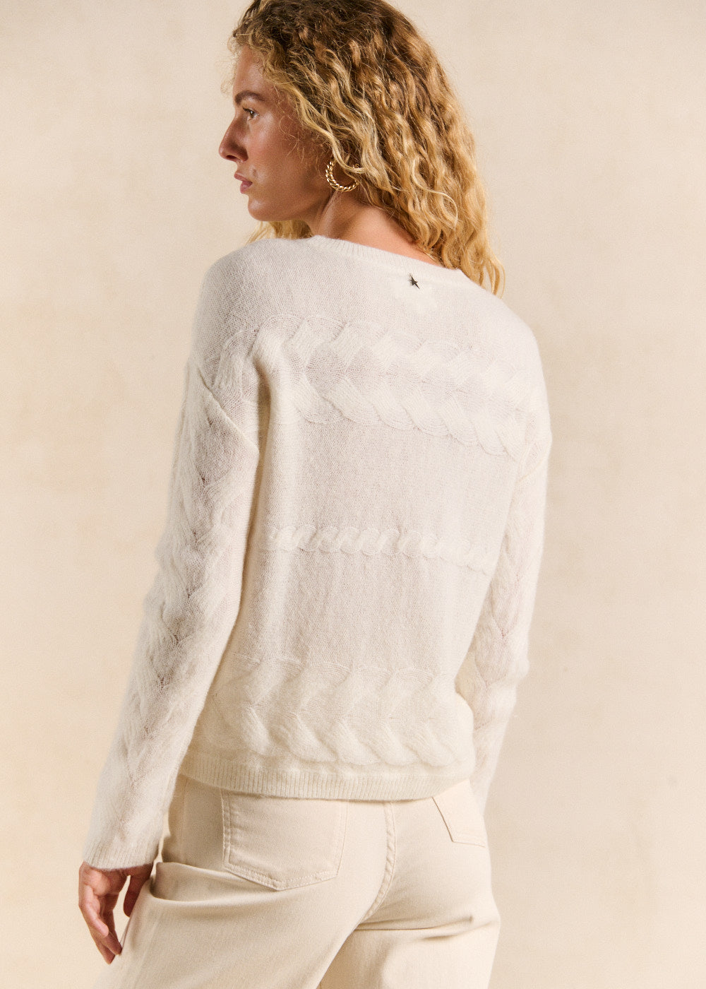 Cable-knit jumper - Sud Express - 3 - Sud Express