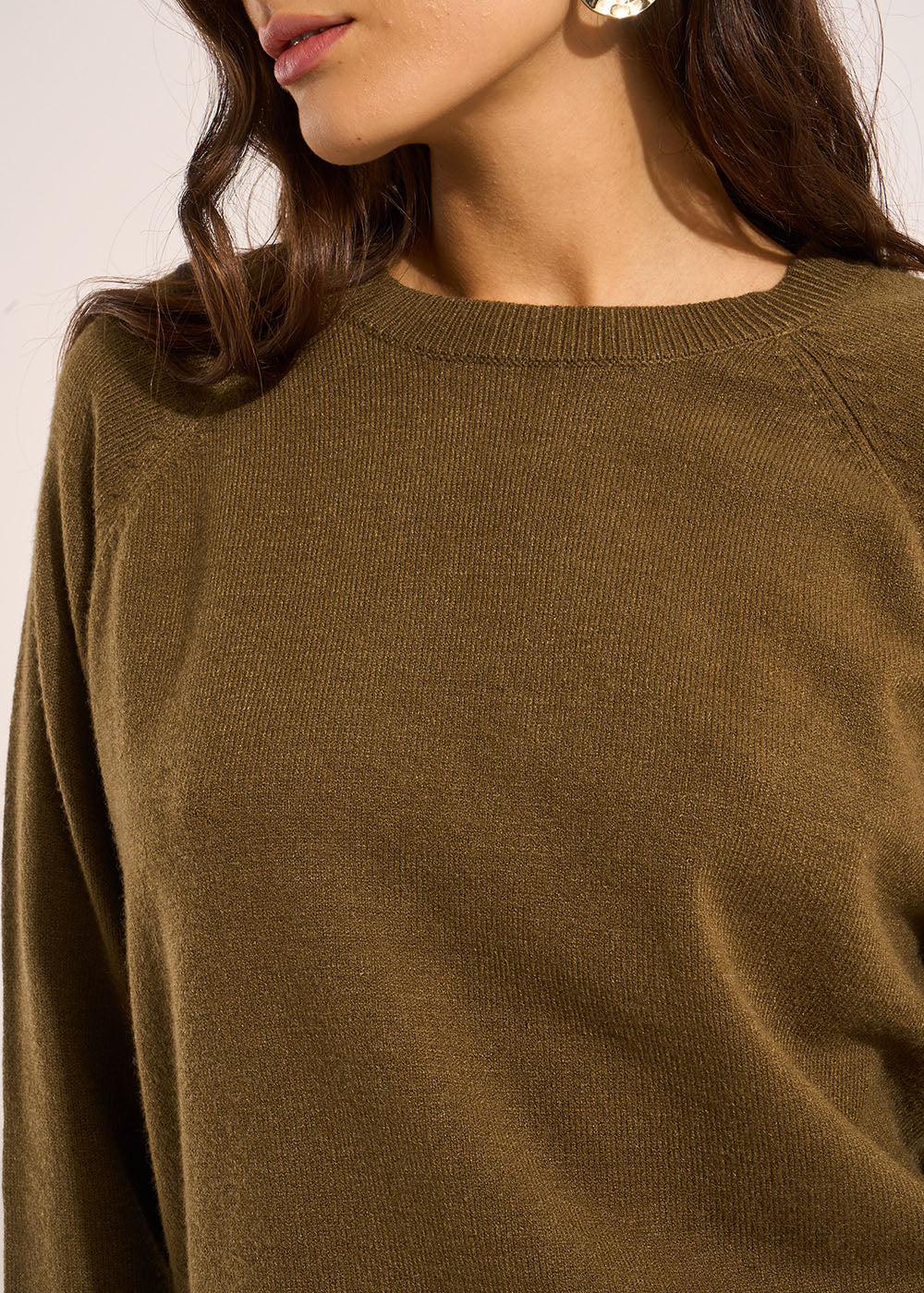 Round neck jumper with long sleeves - Sud Express - 2 - Sud Express