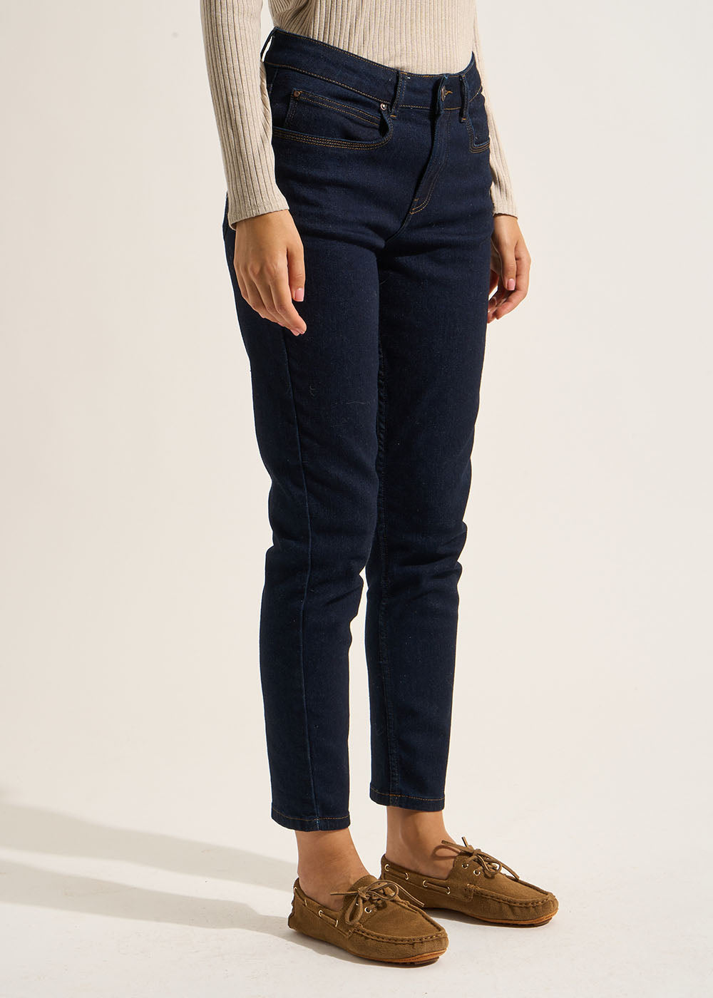Five-pocket boyfriend jeans - Sud Express - 6 - Sud Express