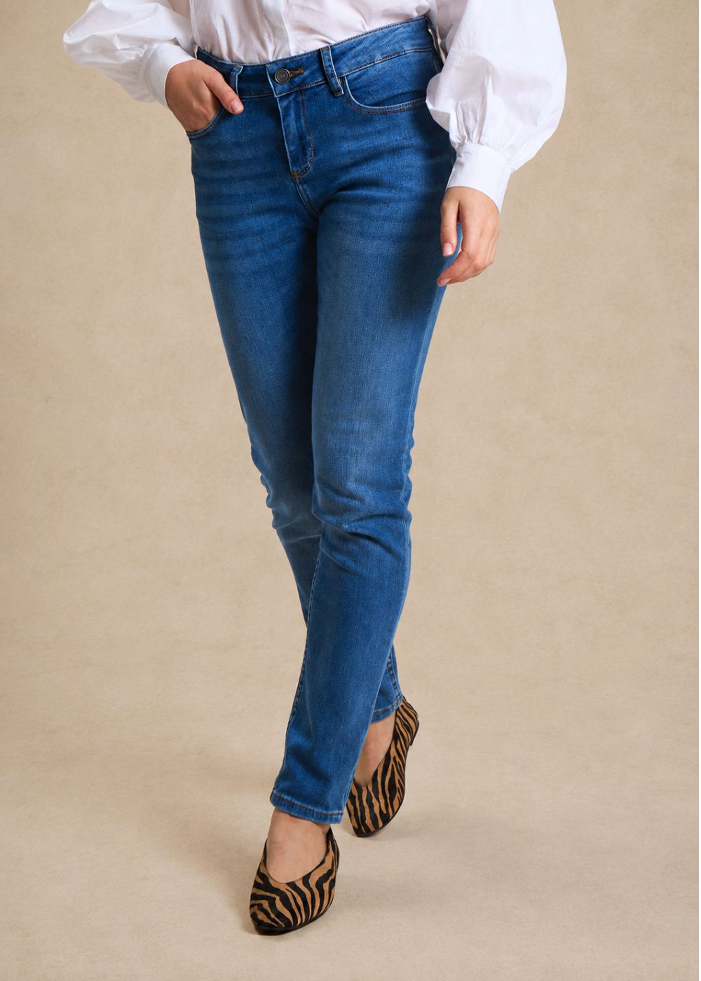 Five-pocket slim jeans - Sud Express - 2 - Sud Express