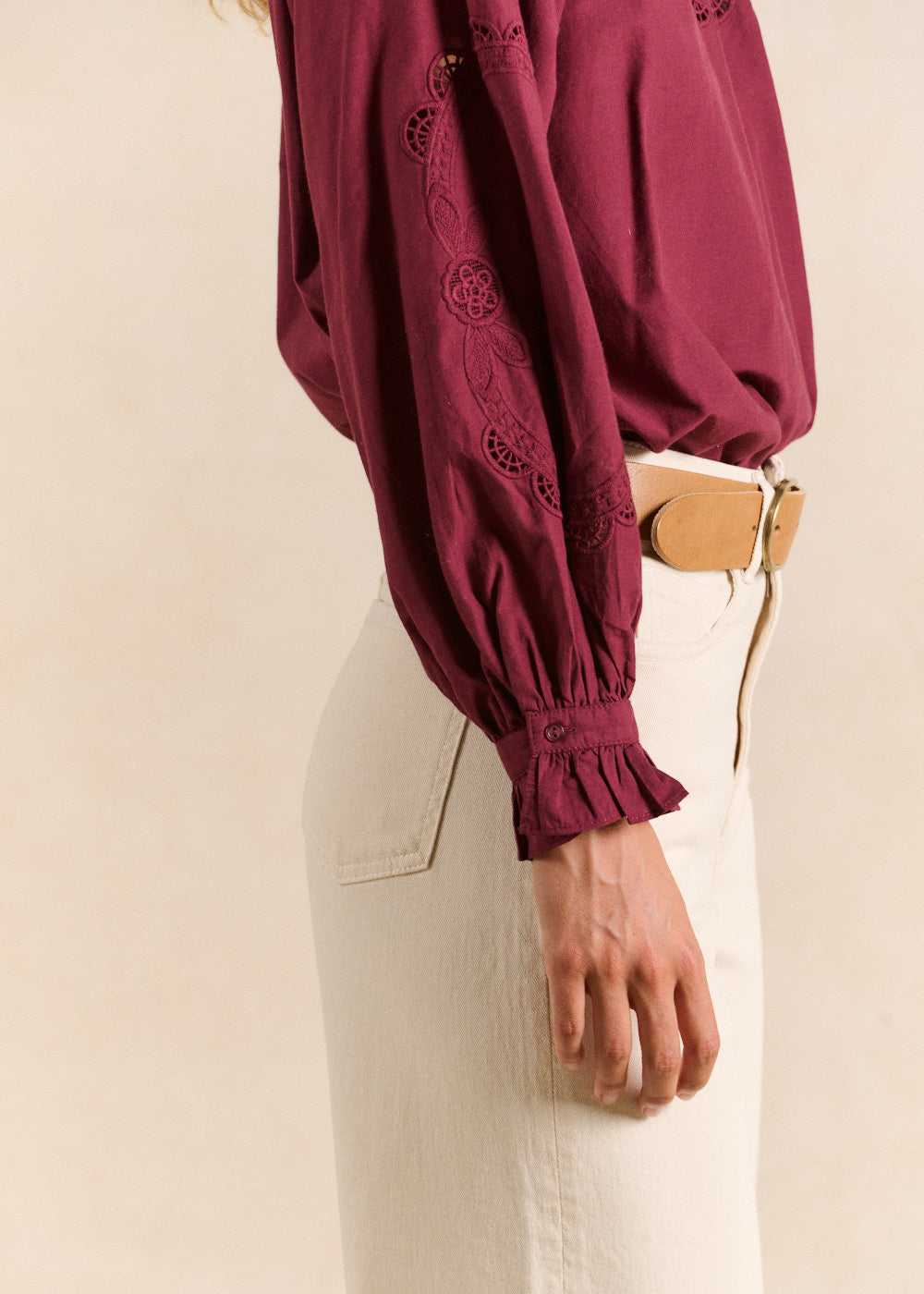 Embroidered cotton shirt - Sud Express - 5 - Sud Express