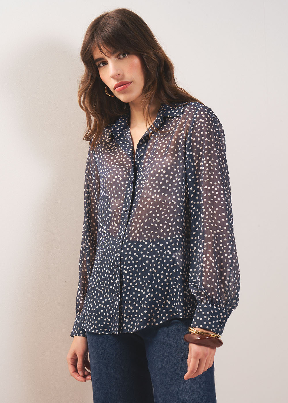 Polka dot shirt - Sud Express - 5 - Sud Express