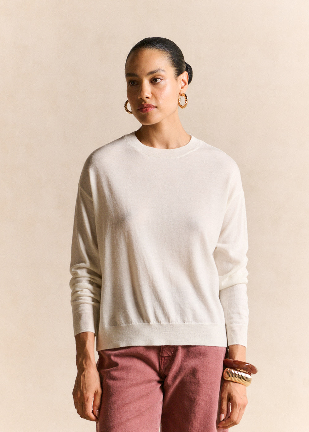 Wool round-neck sweater - Sud Express - 5 - Sud Express