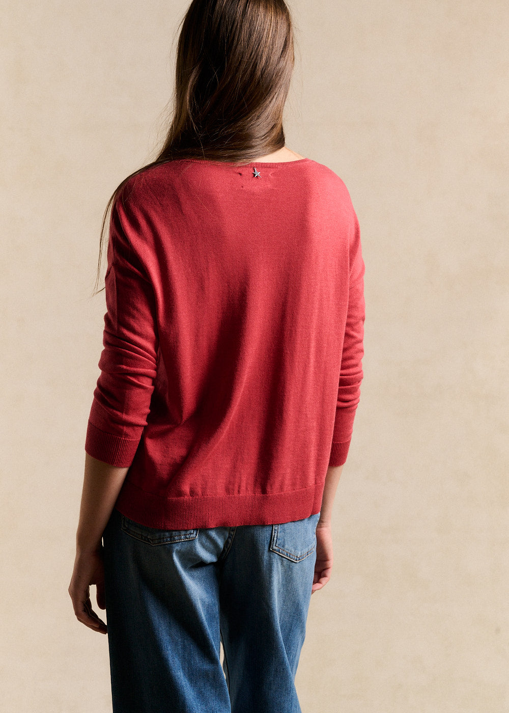 MANONA Oversized boat neck jumper - 3 - Sud Express - Sud Express